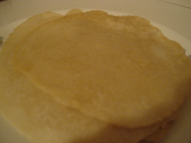 Gluten Free Tortillas Made of Gluten Free Flour.