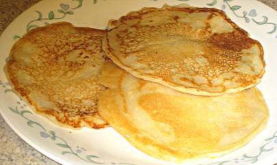 gluten free pancakes on a plate