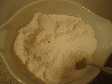 Gluten Free Flour in bowl.