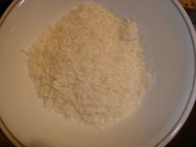 shredded coconut