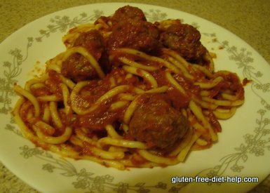 Spaghetti and meatballs